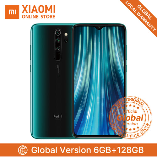 Global Version Xiaomi Redmi Note 8 Pro 6GB 64GB 128GB NFC Smartphone Helio G90T Game Core 64MP 4 Cameras 4500mAh Battery Phone