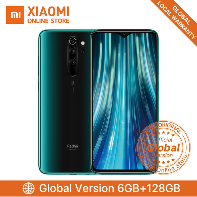Global Version Xiaomi Redmi Note 8 Pro 6GB 64GB 128GB NFC Smartphone Helio G90T Game Core 64MP 4 Cameras 4500mAh Battery Phone