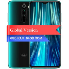 Load image into Gallery viewer, Global Version Xiaomi Redmi Note 8 Pro 6GB 64GB 128GB NFC Smartphone Helio G90T Game Core 64MP 4 Cameras 4500mAh Battery Phone